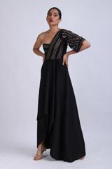 Mica Black Cut Out GownIMG_7520