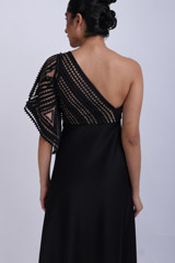 Mica Black Cut Out GownIMG_7543