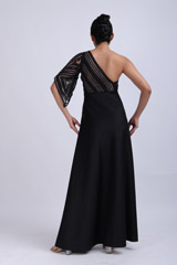 Mica Black Cut Out GownIMG_7548