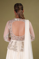 Ivory Flared Top Bottom SetDSC09173