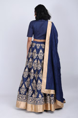 Chanderi Silk LehengaIMG_9886