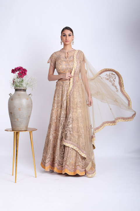 Aari Work Lehenga Set