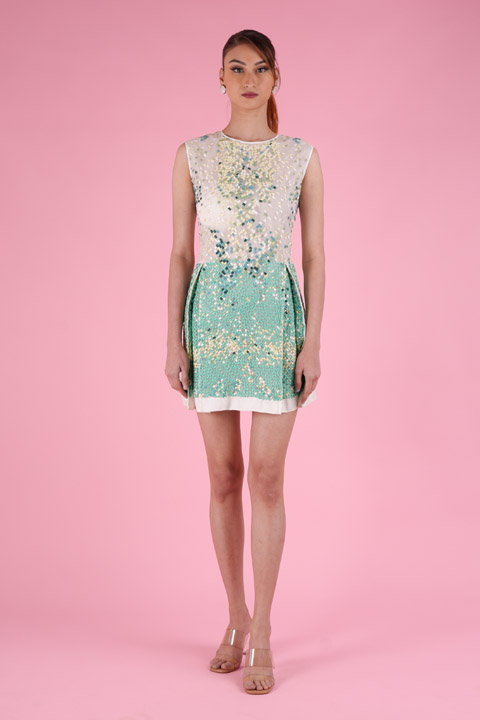 Mint Mini Dress