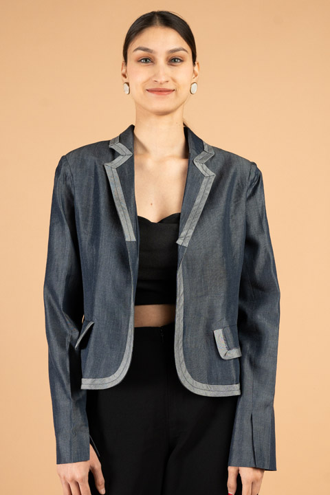 Blue Cotton Jacket