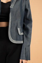 Blue Cotton JacketDSC06800