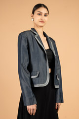 Blue Cotton JacketDSC06802