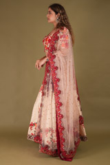 Floral Embroidered LehengaDSC08054