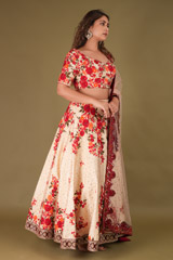 Floral Embroidered LehengaDSC08055