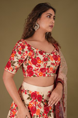 Floral Embroidered LehengaDSC08056