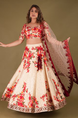 Floral Embroidered Lehenga