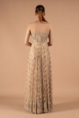 Beige Embroidered GownDSC01662