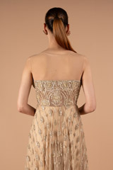 Beige Embroidered GownDSC01665