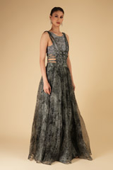 Moon Printed Cage Top Bottom SetDSC07144