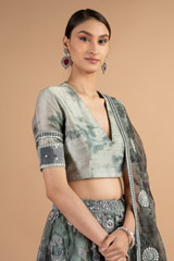 Moon Embroidered LehengaDSC00110