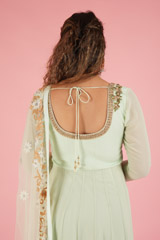 Light Blue and Gold AnarkaliDSC07923