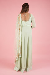 Light Blue and Gold AnarkaliDSC07924