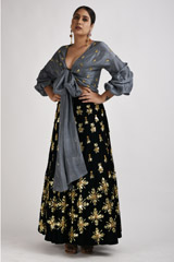 Green Embellished Lehenga4169_video