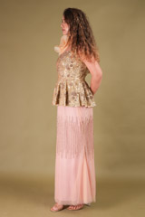 Golden Peplum GownDSC08144