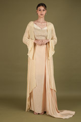 Crop Top And Draped Skirt With JacketDSC02100