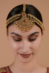 Kundan And Stones Mathapatti_DTR3298