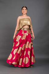 Magenta Brocade Lehenga_DSC5462-Edit