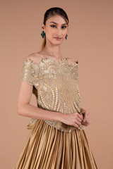 Golden Kasab GhagraDSC01266