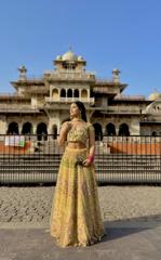 Beige lehenga1