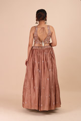 Peach Embellished Top Bottom SetIMG_6886