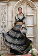 Black Printed Skirt and Top4230_video