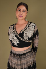 Black Printed Skirt and TopDSC08542