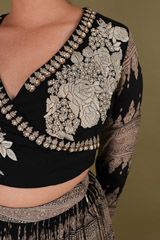 Black Printed Skirt and TopDSC08543