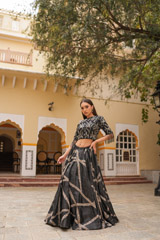 Black Embellished Top Bottom SetDSC06151