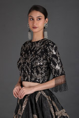 Black Embellished Top Bottom SetIMG_1087