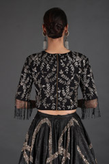 Black Embellished Top Bottom SetIMG_1093