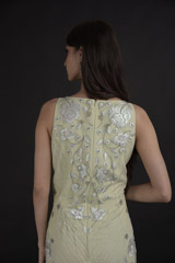 Mint Green Embroidered Gown_DTR0040