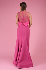 Vintage Pink Embellished GownDSC03142
