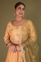 Orange Lehenga With  Dori  WorkDSC08426