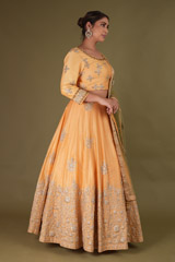 Orange Lehenga With  Dori  WorkDSC08428