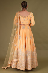 Orange Lehenga With  Dori  WorkDSC08432