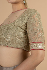 Beige Lace BlouseDSC07252