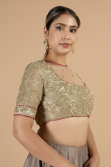 Beige Lace BlouseDSC07254