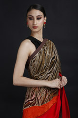 Leopard Print Saree_MG_9360
