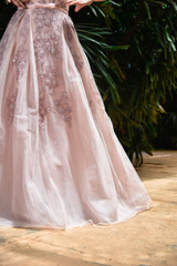 Pleated Floral Ball Gown_DSC9248