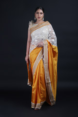 Yellow Lace Saree4263_video