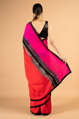 Pink  Red SareeDSC04010