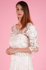 White Sheath GownDSC08066