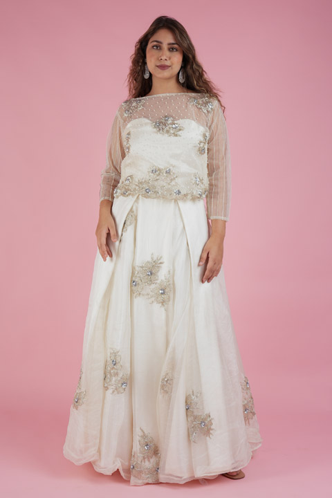 Boatneck Ballgown