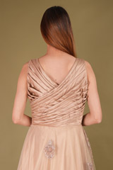 Beige Embroidered GownDSC08119