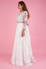 White Floral GownDSC08105