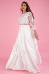 White Floral GownDSC08106